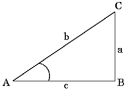 UN TRIANGOLO RETTANGOLO